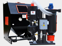 Пескоструйная камера PST-КСО-135 напорная, без ФВ, ФВР 2.2 кВт, без выдвижного поворотного стола