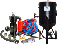 Пескоструйный аппарат PST-160 с фильтром, КПДУ twin 20 п.м.